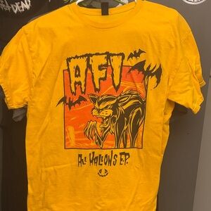 Gildan Bright Yellow AFI all hallows ep